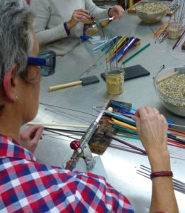 Stage de perles de verre